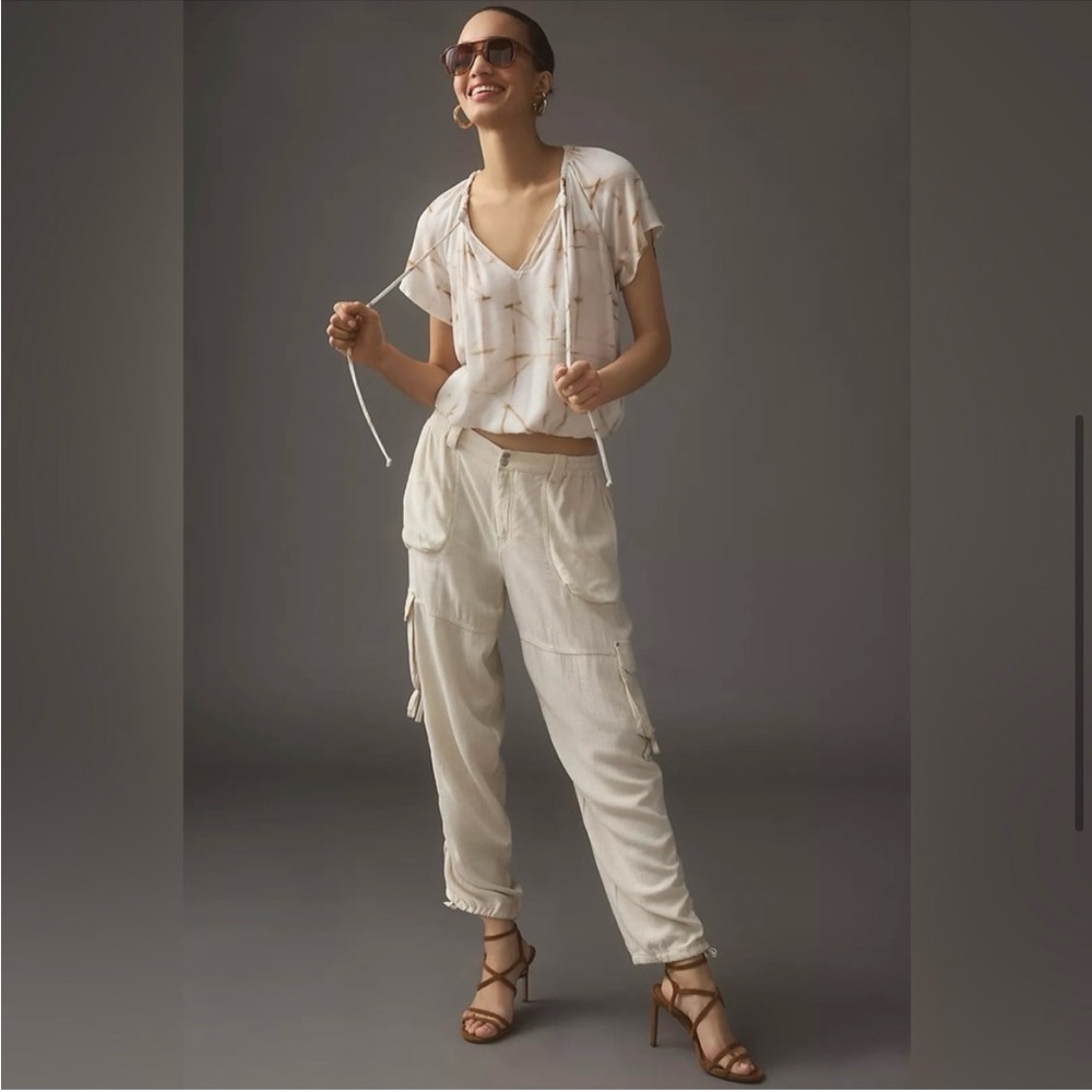 Anthropologie Cloth & Stone Peasant Blouse - Picture 4 of 9